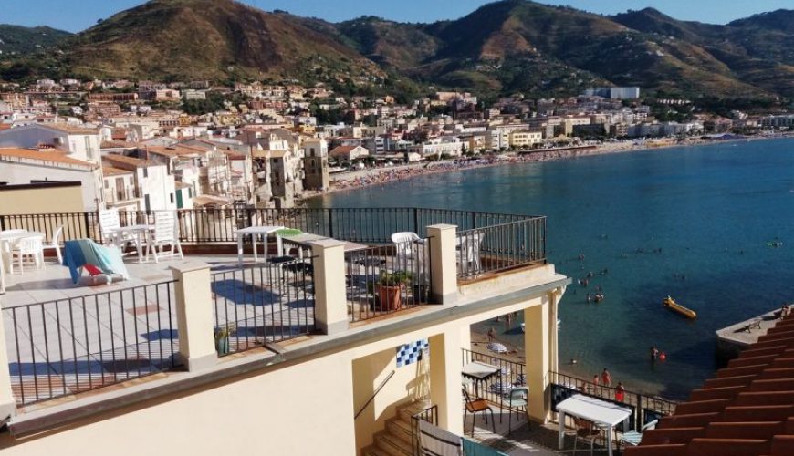 The terraces of the Convent have the most beautiful view of Cefalù